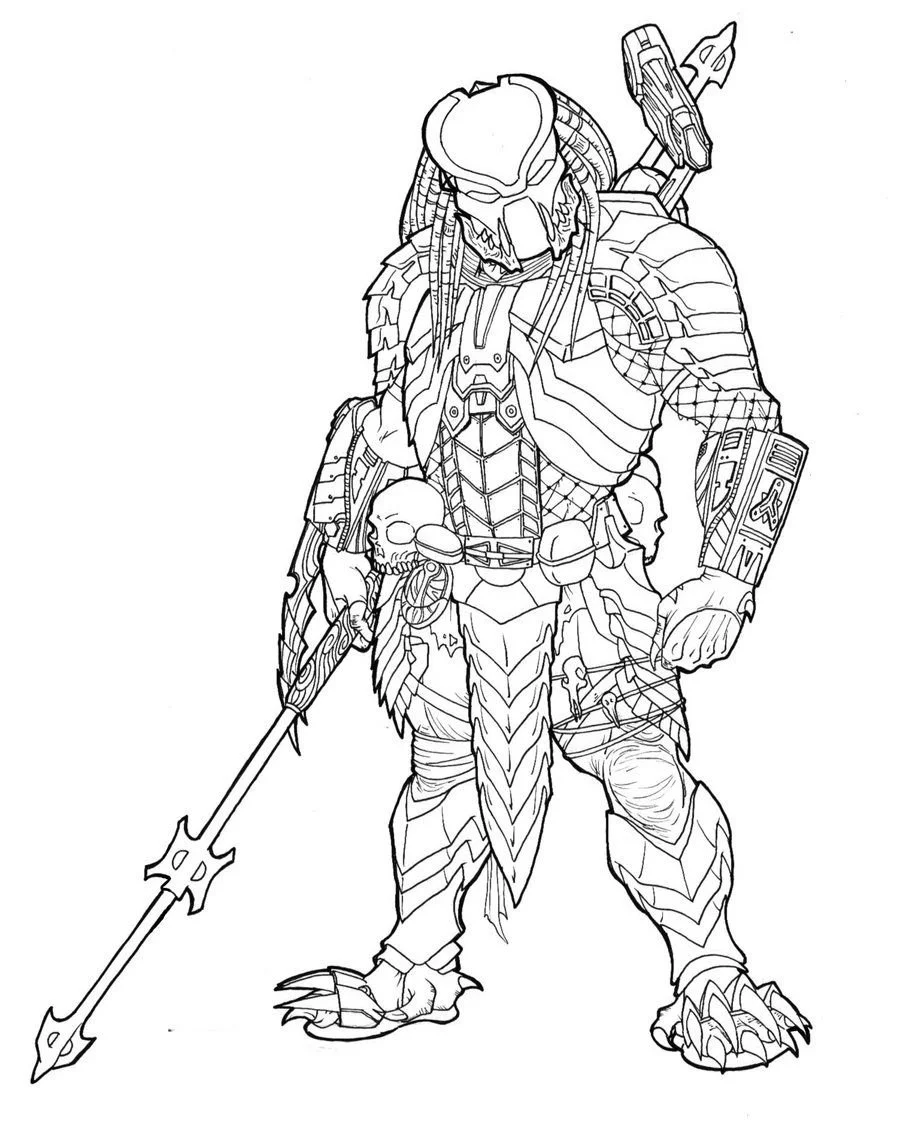 Desenhos de Predador Para Colorir 88