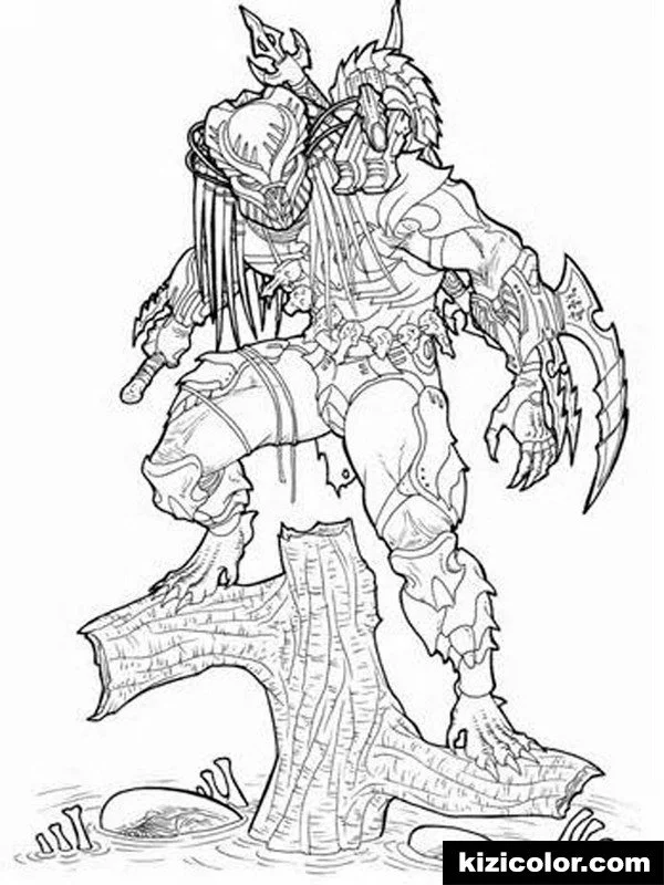Desenhos de Predador Para Colorir 89