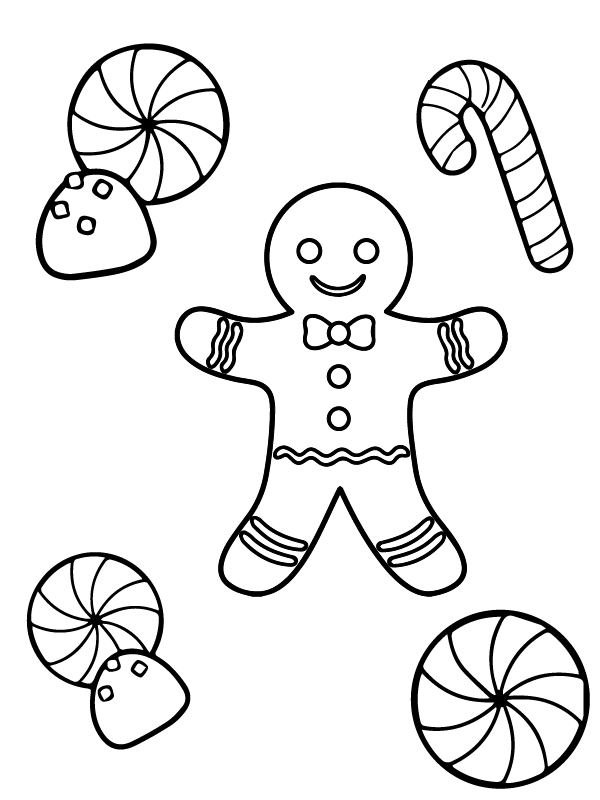 Preschool Christmas Coloring Pages 14