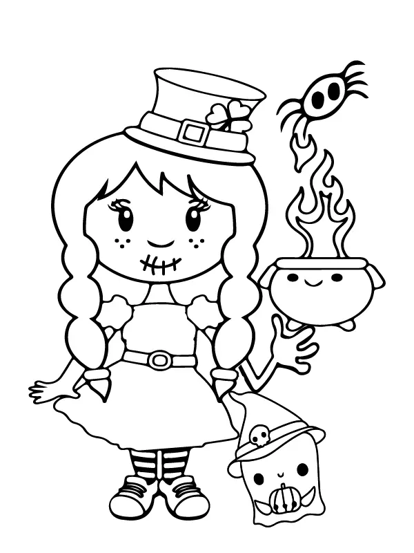 Vorschul-Halloween-Ausmalbilder 14