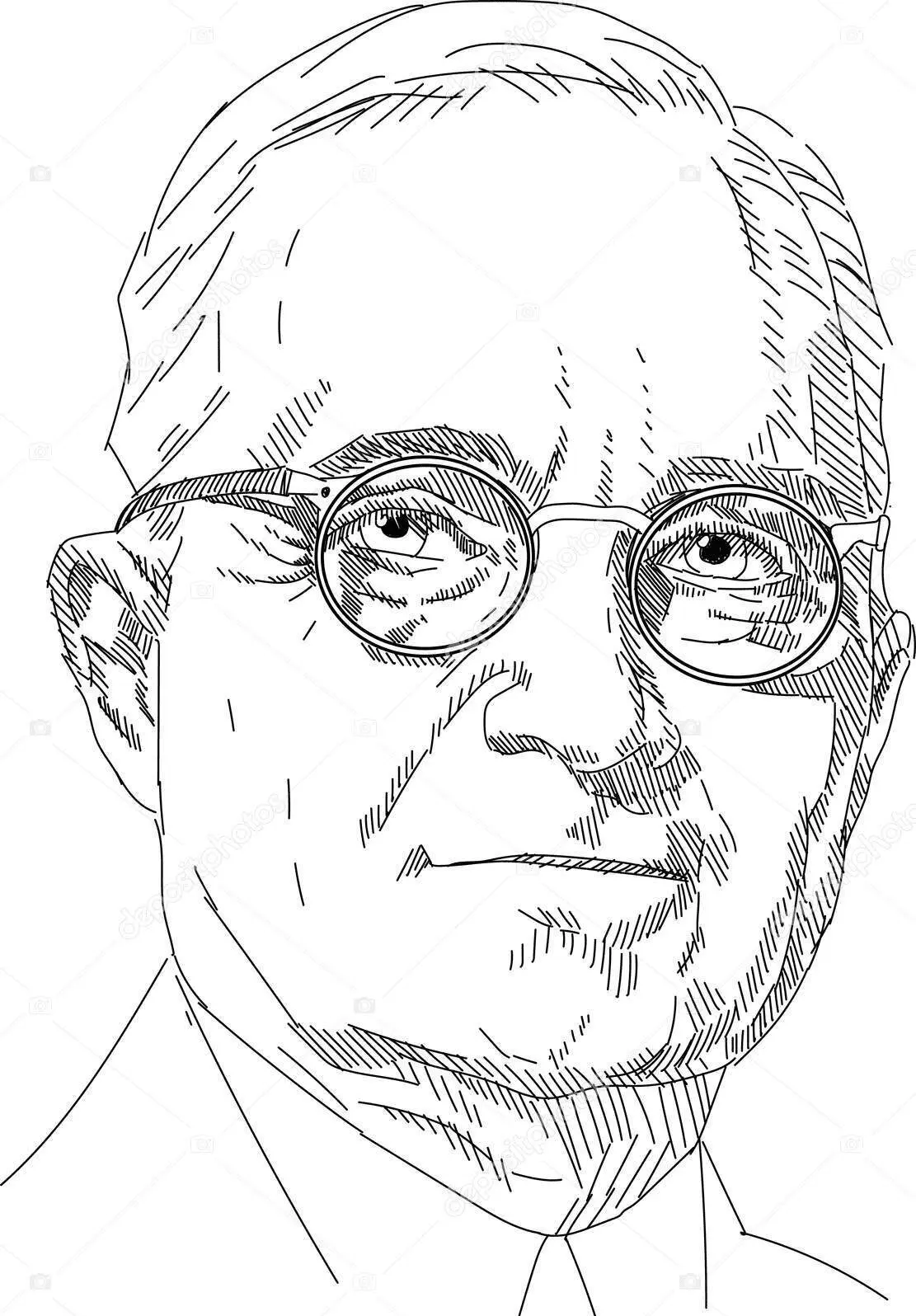 Desenhos de Presidente Harry S Truman Para Colorir 10