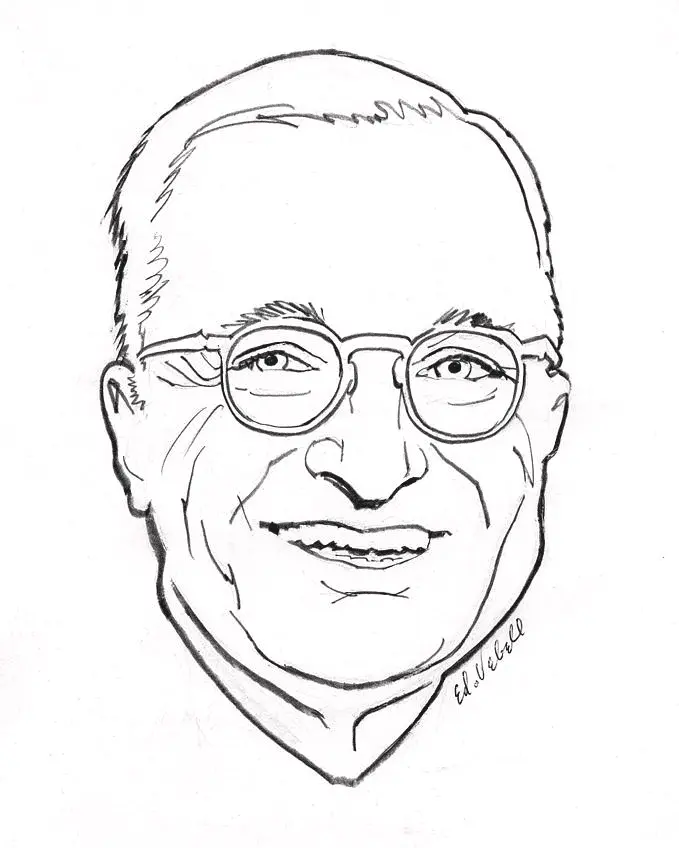 Desenhos de Presidente Harry S Truman Para Colorir 12