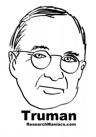 Desenhos de Presidente Harry S Truman Para Colorir 18