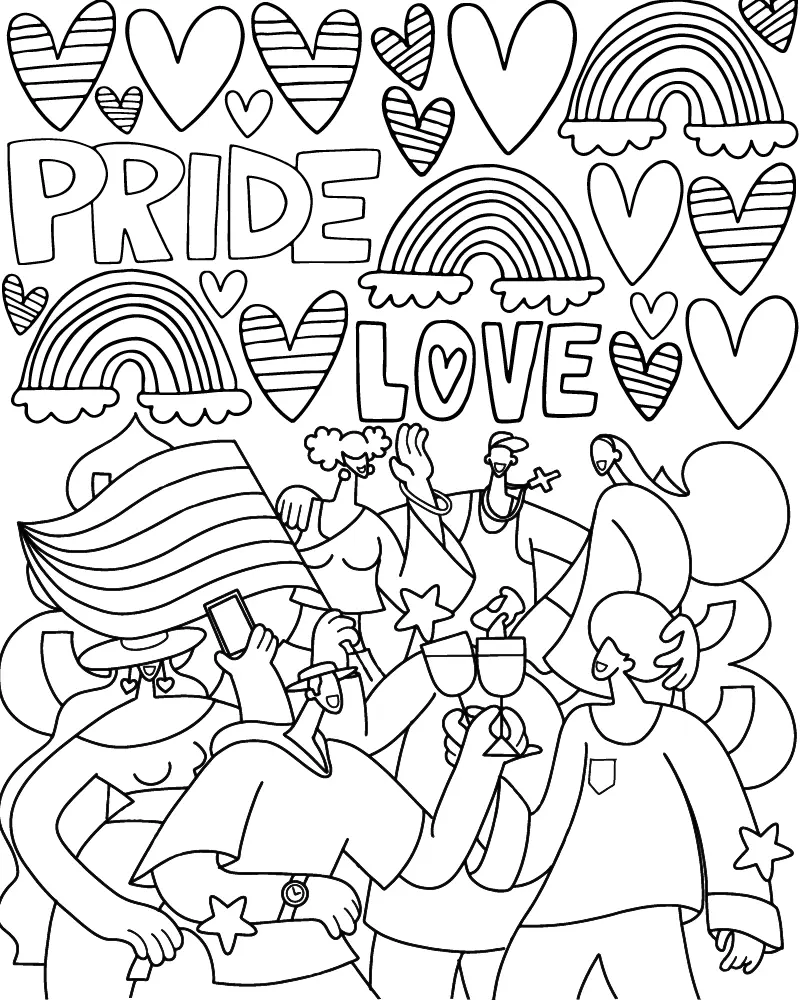 Orgulho para Colorir 15