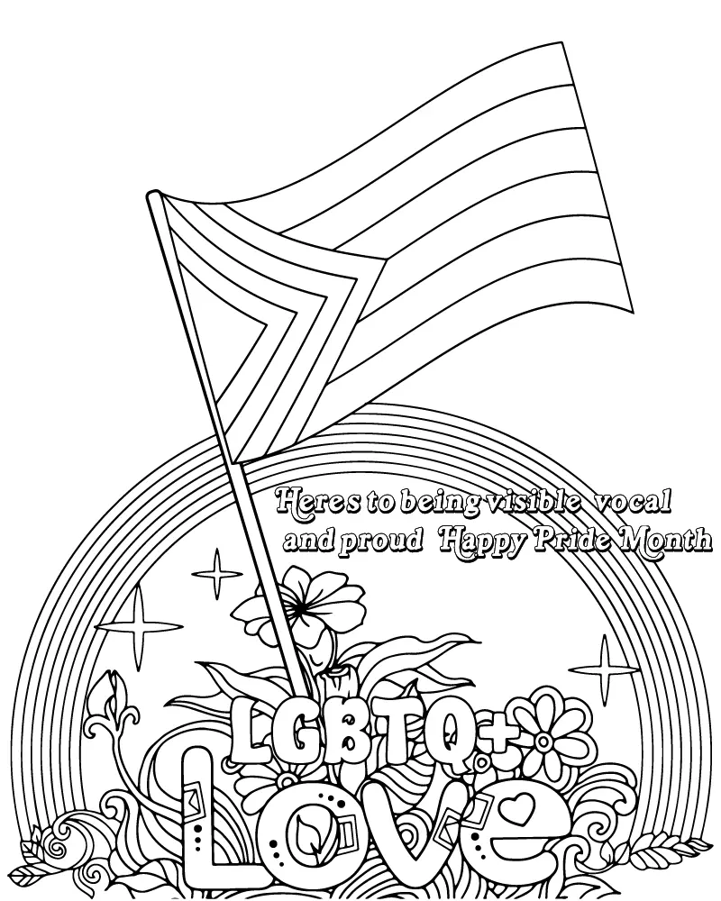 Orgulho para Colorir 16