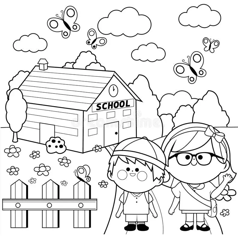 Primary Coloring Pages 1