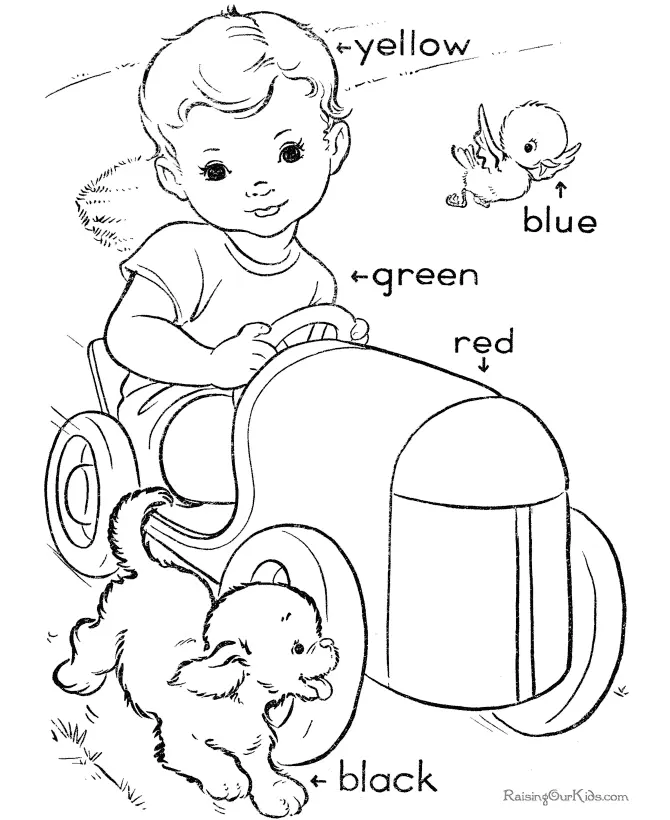 Primary Coloring Pages 12