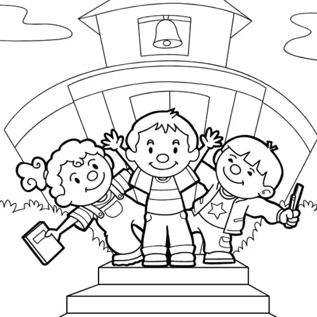Primary Coloring Pages 4