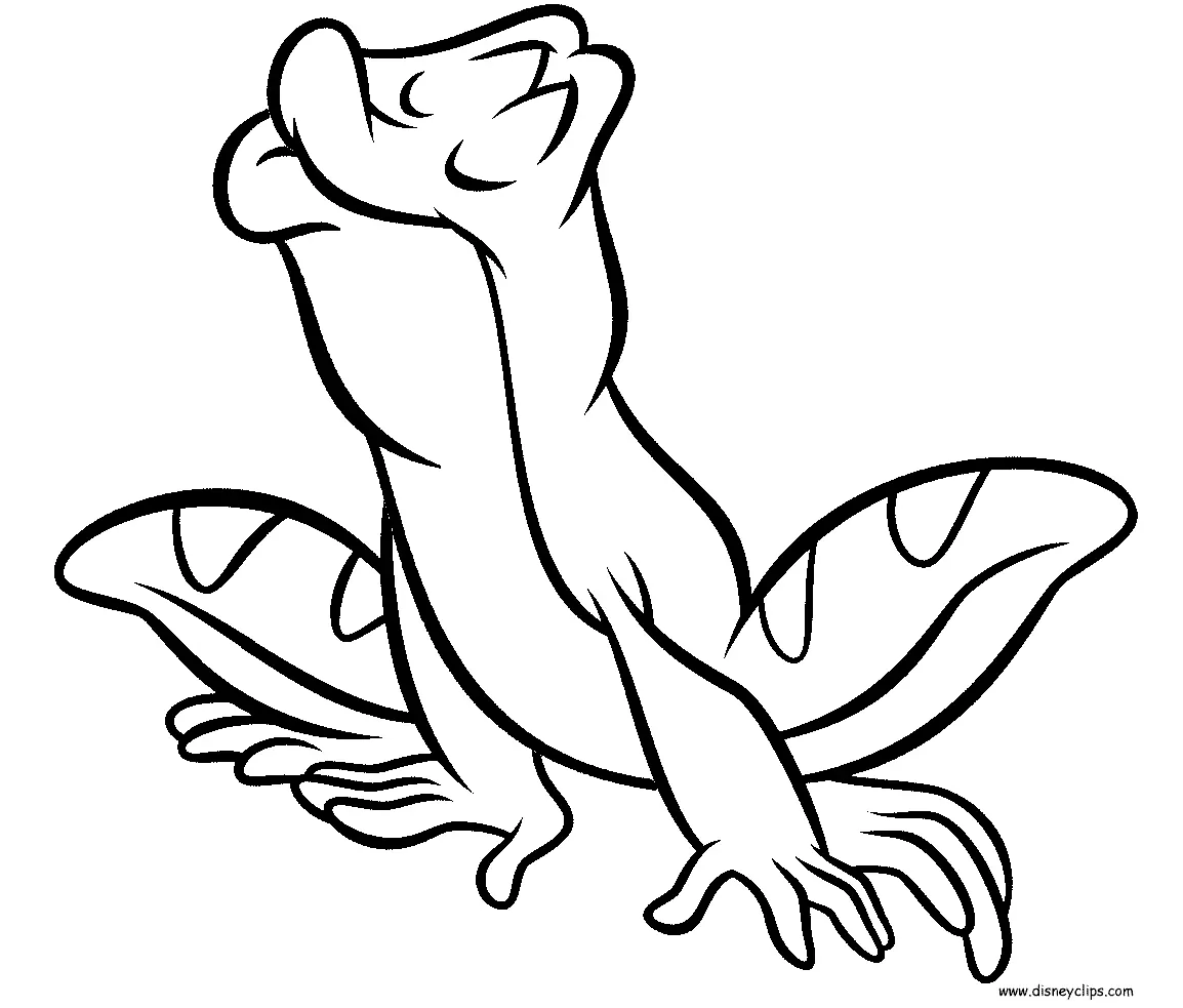 Desenhos de Princesa E O Sapo Para Colorir 13
