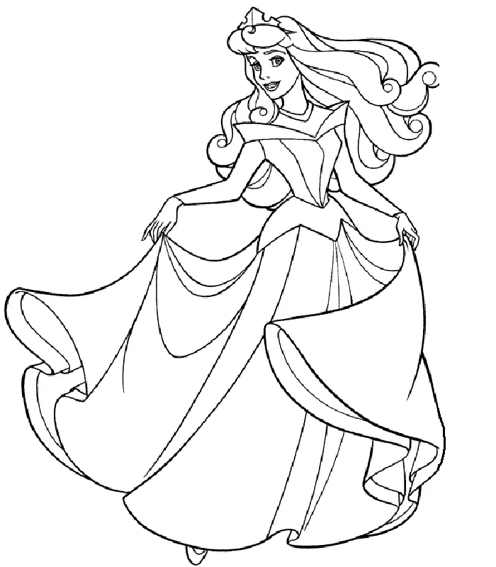 Princess Coloring Pages 104