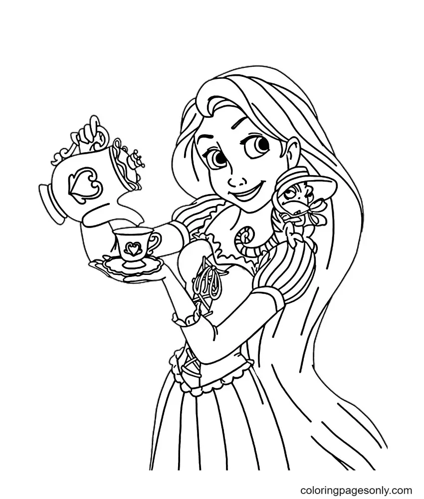 Princess Coloring Pages 105