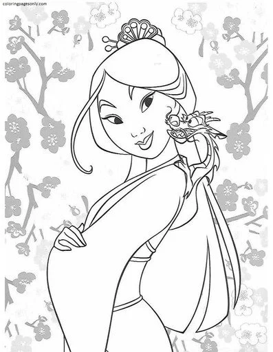 Princess Coloring Pages 11