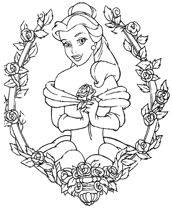 Princess Coloring Pages 111