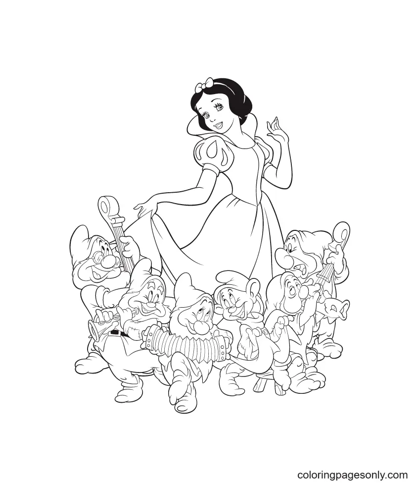 Princess Coloring Pages 123