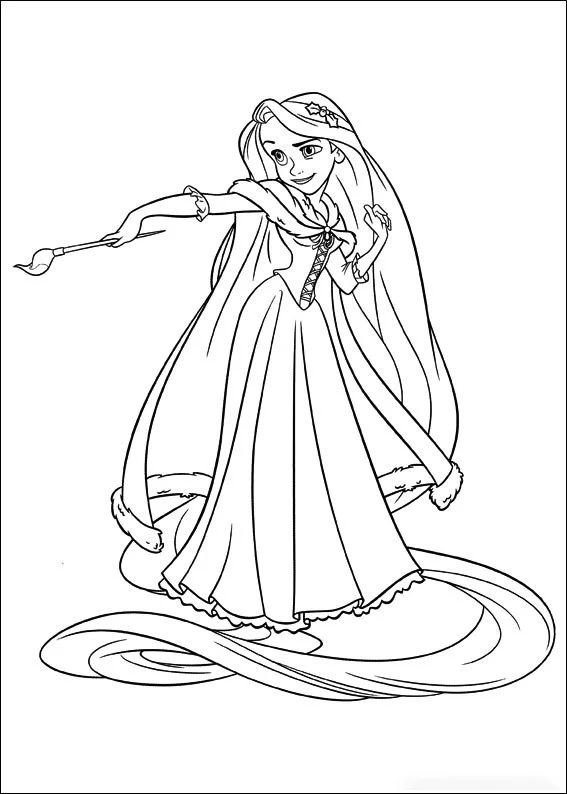 Princess Coloring Pages 131