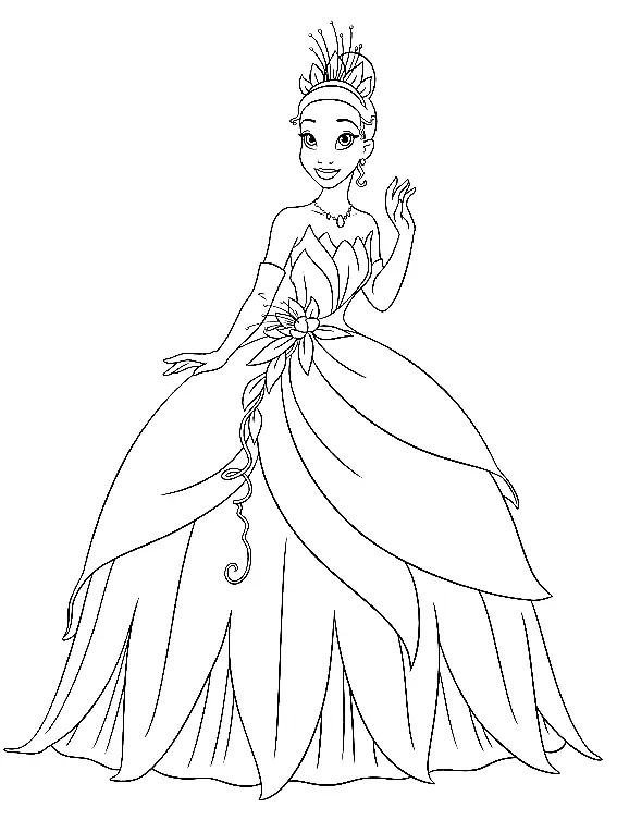 Princess Coloring Pages 160