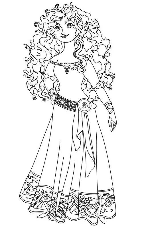 Princess Coloring Pages 162