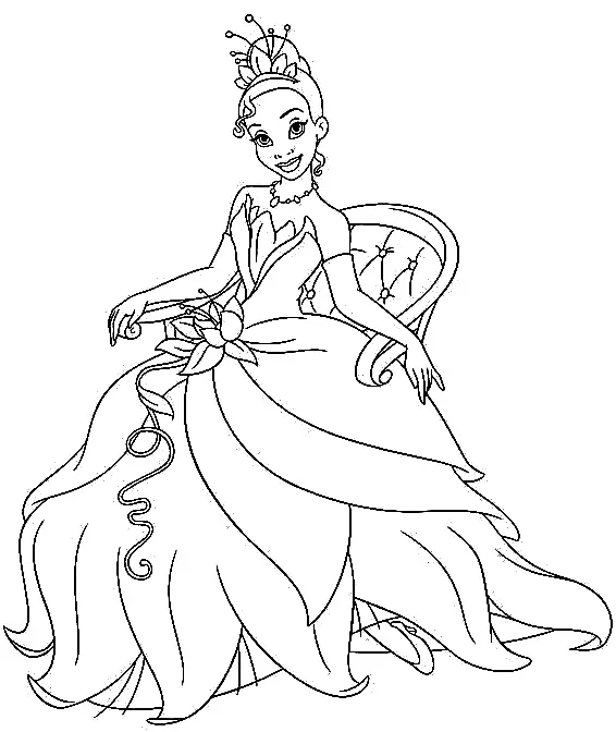 Princess Coloring Pages 173