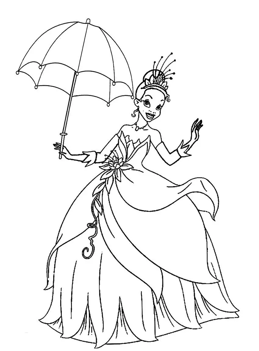 Princess Coloring Pages 179