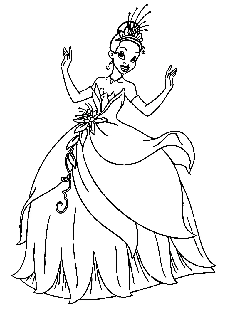 Princess Coloring Pages 181