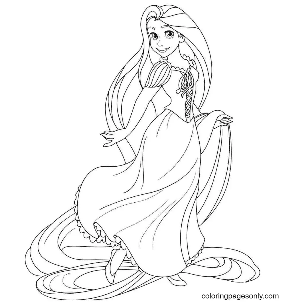 Princess Coloring Pages 36