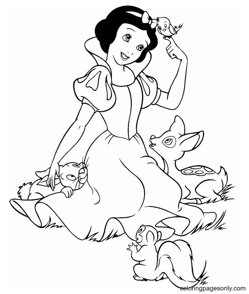 Princess Coloring Pages 39