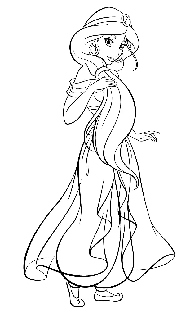 Princess Coloring Pages 41