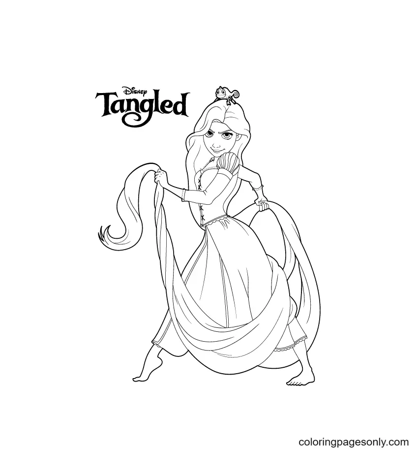 Princess Coloring Pages 54