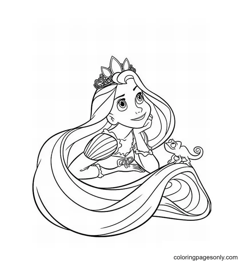 Princess Coloring Pages 61
