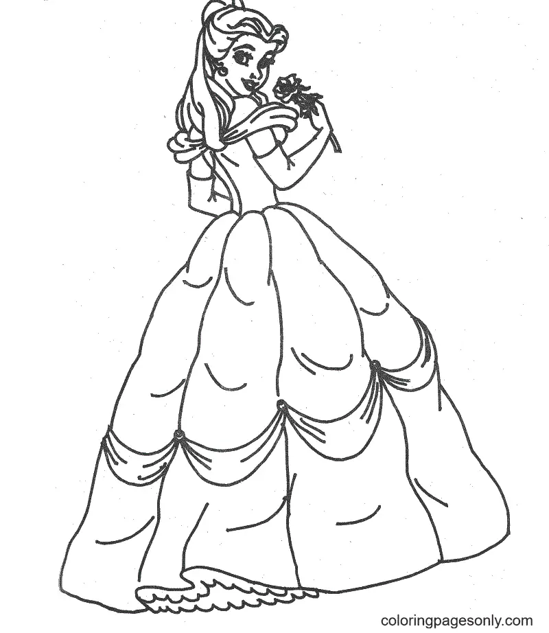 Princess Coloring Pages 7