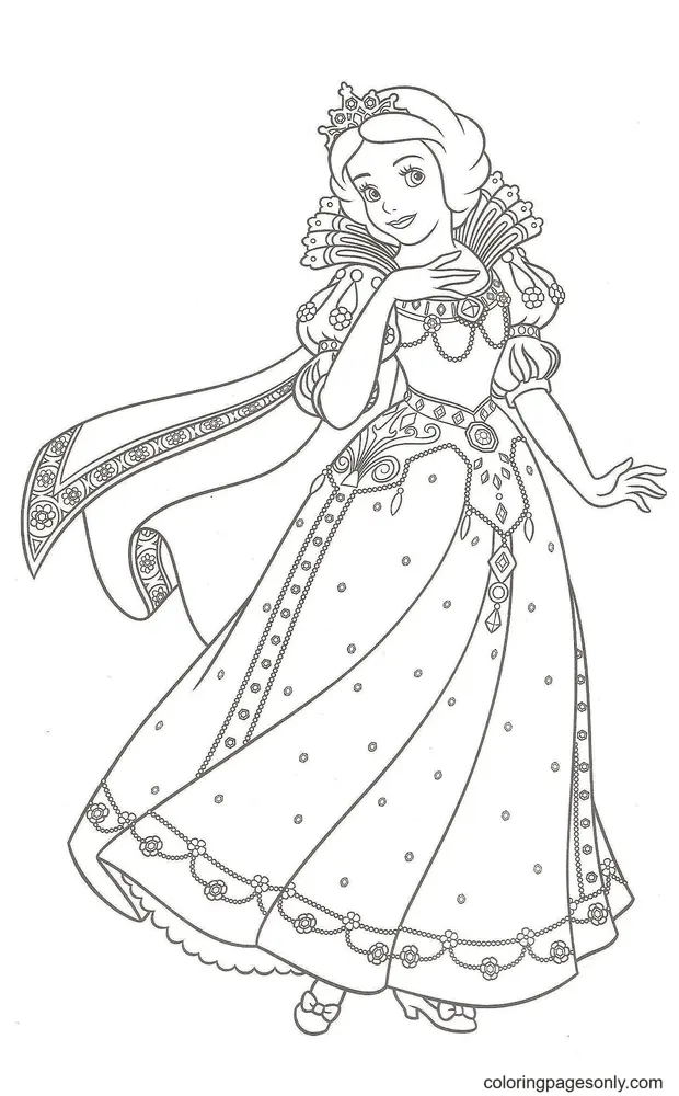 Princess Coloring Pages 75