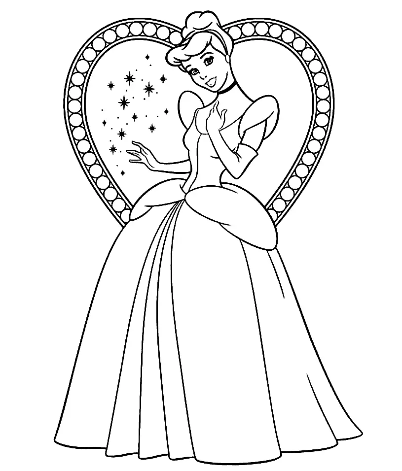 Princess Coloring Pages 8