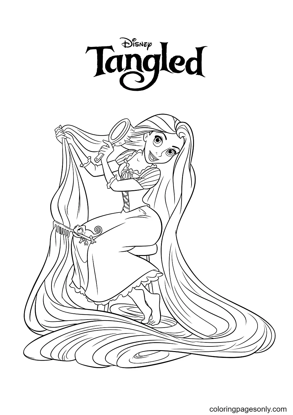 Princess Coloring Pages 89