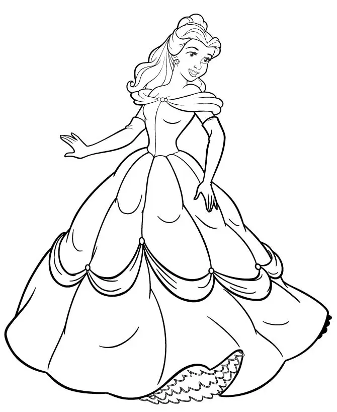 Princess Coloring Pages 92