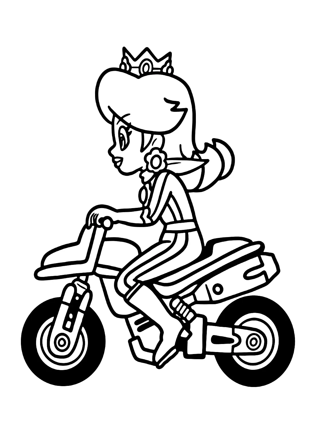 Desenhos de Princesa Daisy Para Colorir 15