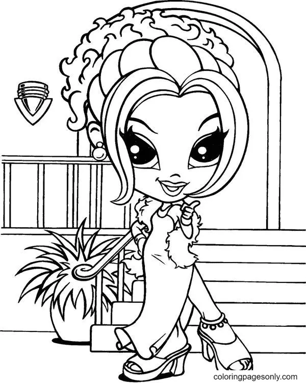 Desenhos de Paginas de Lisa Frank Para Impressao Para Colorir 1