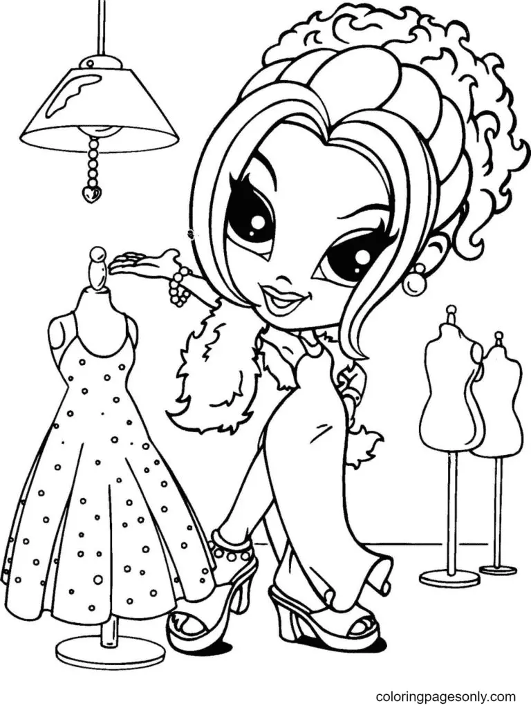 Desenhos de Paginas de Lisa Frank Para Impressao Para Colorir 2
