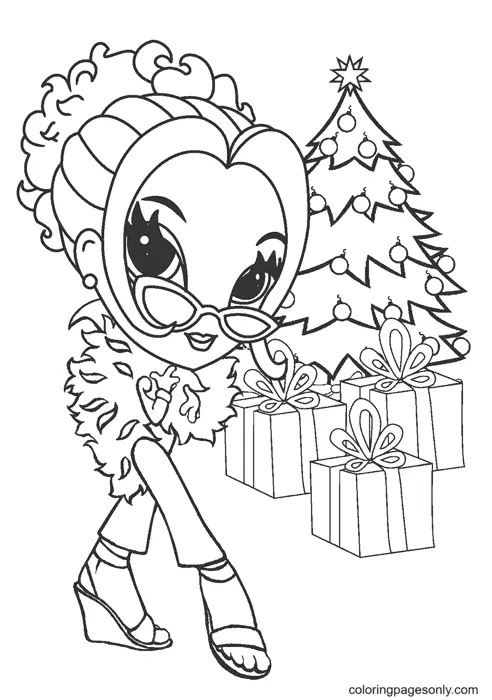 Desenhos de Paginas de Lisa Frank Para Impressao Para Colorir 3