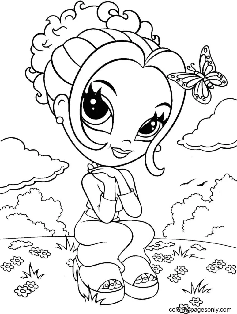 Desenhos de Paginas de Lisa Frank Para Impressao Para Colorir 39