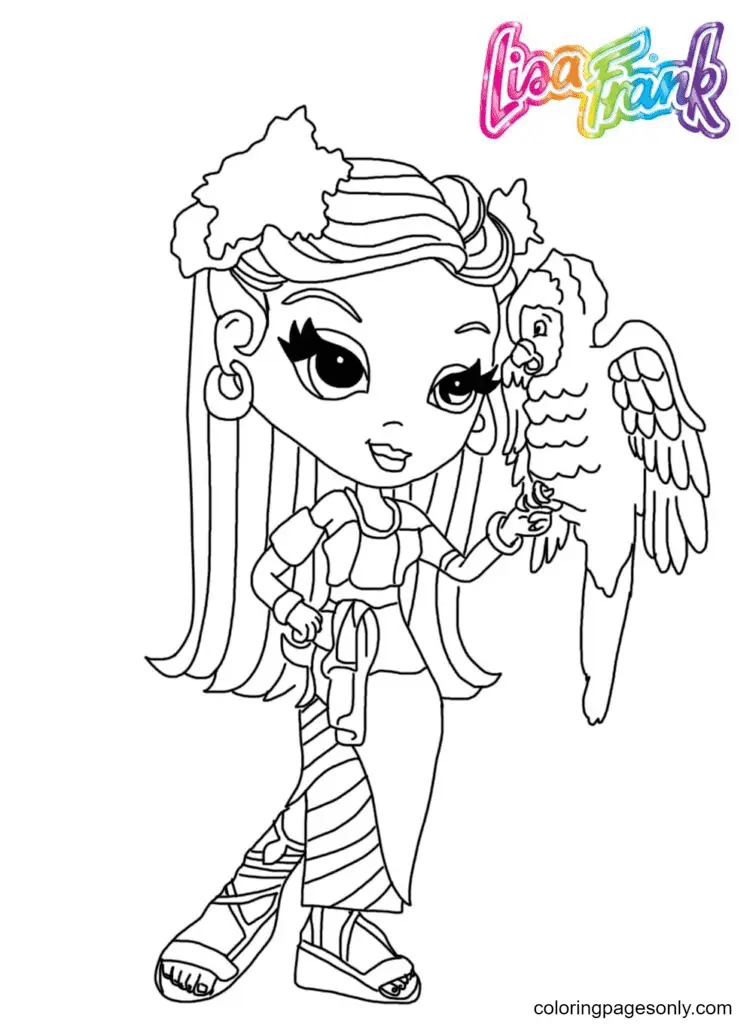 Desenhos de Paginas de Lisa Frank Para Impressao Para Colorir 44