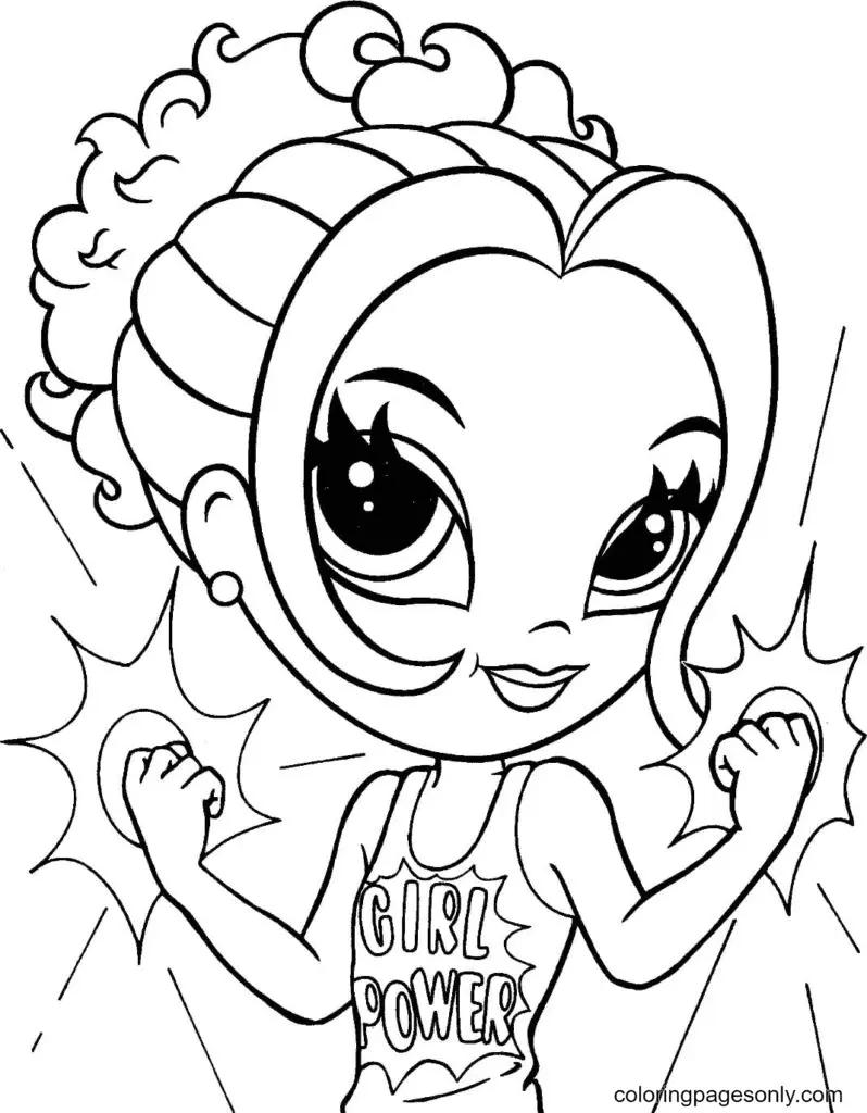 Desenhos de Paginas de Lisa Frank Para Impressao Para Colorir 49