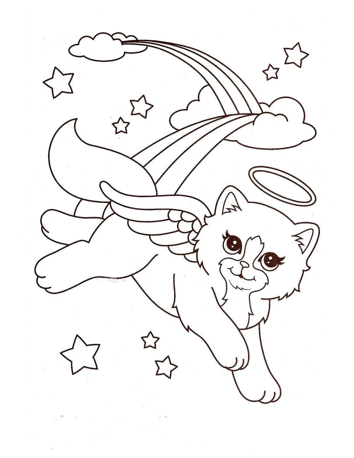 Desenhos de Paginas de Lisa Frank Para Impressao Para Colorir 5