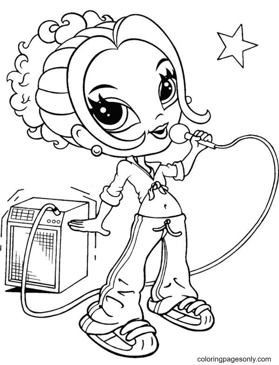 Desenhos de Paginas de Lisa Frank Para Impressao Para Colorir 50