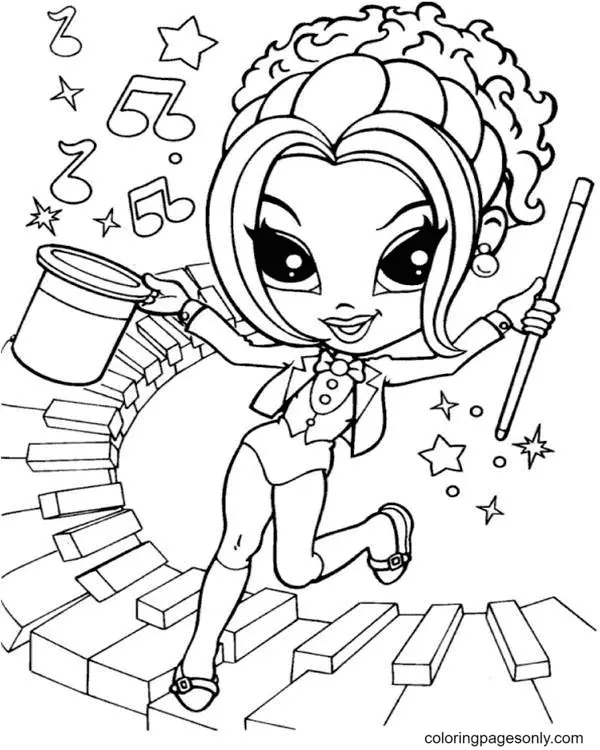 Desenhos de Paginas de Lisa Frank Para Impressao Para Colorir 84