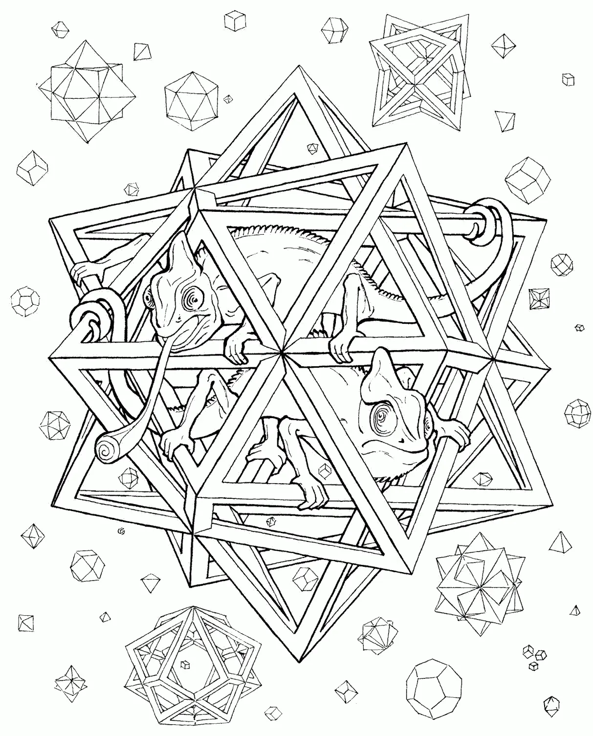 Psicodelicas Para Colorear 23