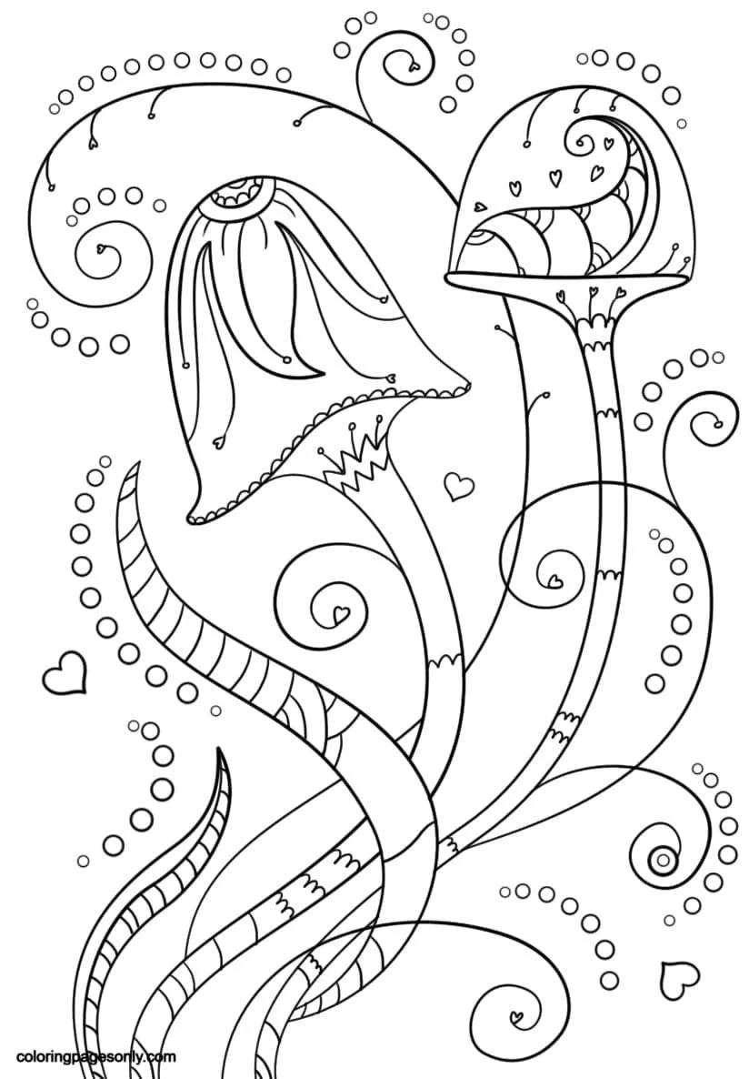 Psicodelicas Para Colorear 3