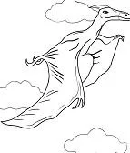 Desenhos de Pterodactilo Para Colorir 12