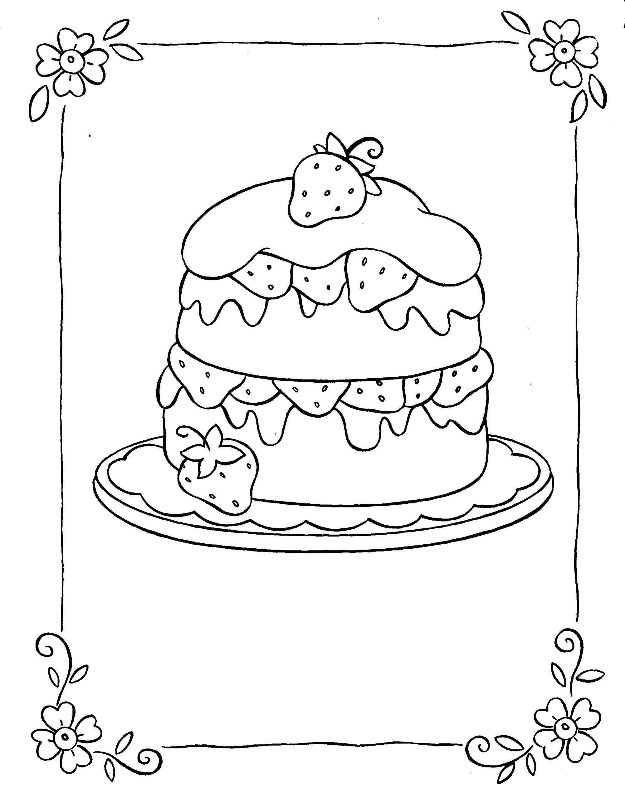 Desenhos de Pudim Para Colorir 18