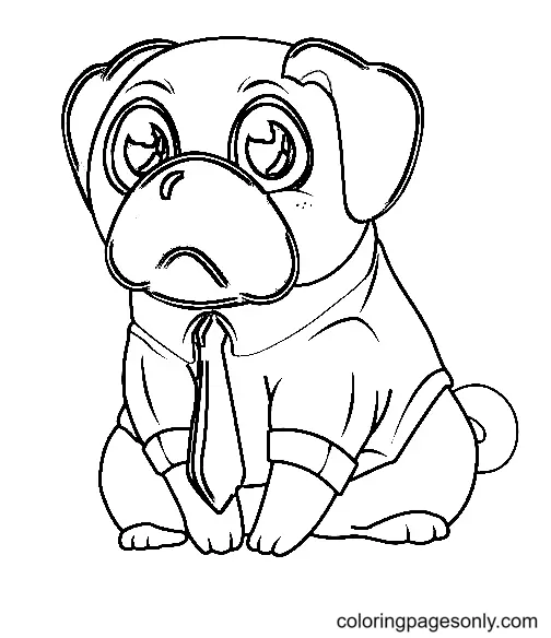 Mops Ausmalbilder 28