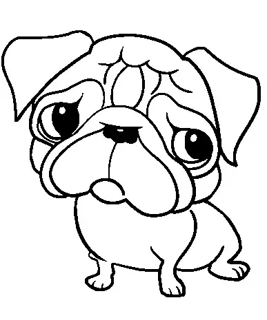 Mops Ausmalbilder 32